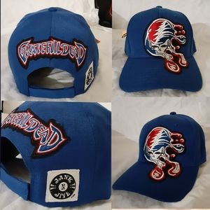 Grateful Dead hat, Psychedelic SYF Melting Stealie pat h PERMANTLY STITCHED